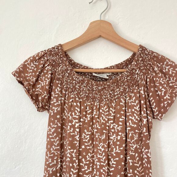 Vintage – Go Fish Floral Printed Off-the-Shoulder Mini Dress - Picture 6 of 8